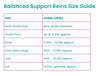 Half Rubber Reins - Balanced Support Reins