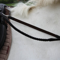 Plaited Leather Reins - Balanced Support Reins™