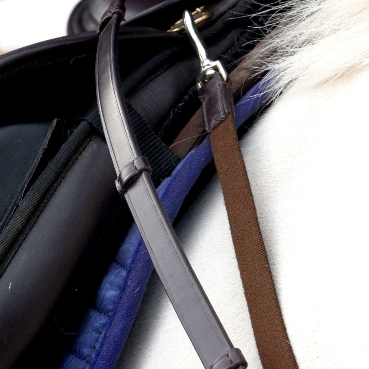 Gotneerde lederen teugels - Balanced Support Reins®