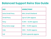 Leather Notched Reins - Balanced Support Reins