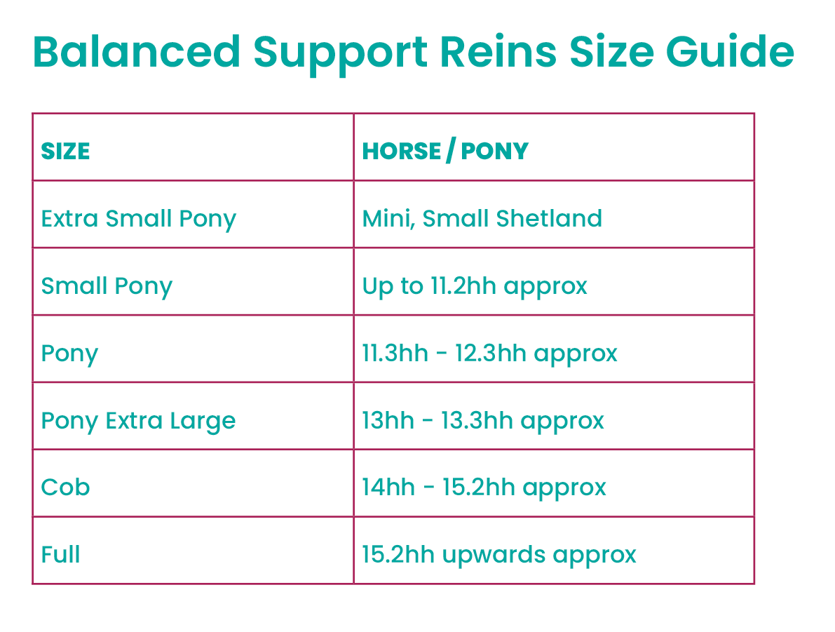 Plain Leather Reins - Balanced Support Reins