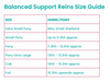 Full Rubber Horse Reins - Balanced Support Reins®
