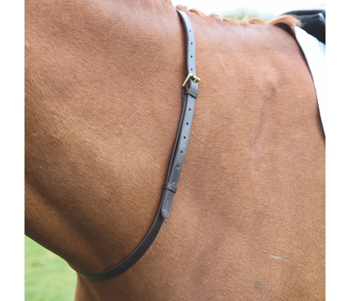 Havana leather horse neck strap 