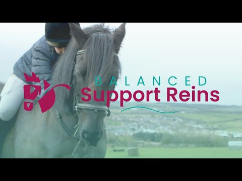Full Rubber Horse Reins - Balanced Support Reins®